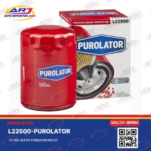 L22500-PUROLATOR | FILTRO ACEITE FORD/CHEVROLET