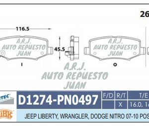 D1274-NEW YORK | BANDAS TRAS JEEP WRANGLER 08