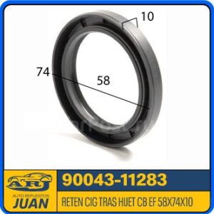 90043-11267 MUSASHI 90043-1109 | RETEN CIG TRAS HIJET CB EF 58X74X10