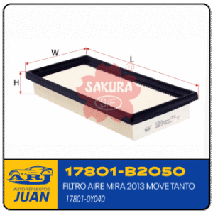 17801-B2050 A39178 1500A399 | FILTRO AIRE MIRA 2013 MOVE TANTO