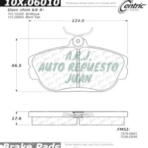 D601-GRANT WINSTAR | BANDAS DEL FORD WINSTAR 95-96