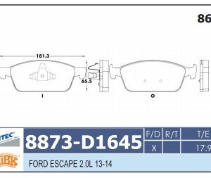 D-1645 GRIP | BANDAS DEL ESCAPE 2013