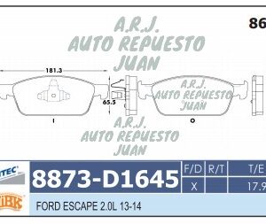 D1645-STEWART | BANDAS DEL ESCAPE 12- STEWART