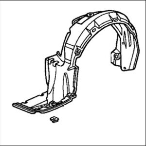 74151-SM4-000 | GUARDA FANGO ACCORD 90-93