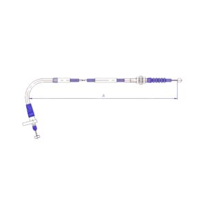 24360-PX3-023 CABLE OVERDRAY | CABLE OVER DRIVE ACCORD86-89
