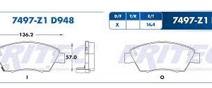D948 PLUS | BANDAS DEL CIVIC 03- 4PTS