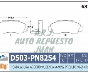 D503-HITEC | BANDAS DEL CR-V 97-01