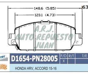 D1654-GRIP PREMIUN | BANDAS DEL ACCORD 2013-