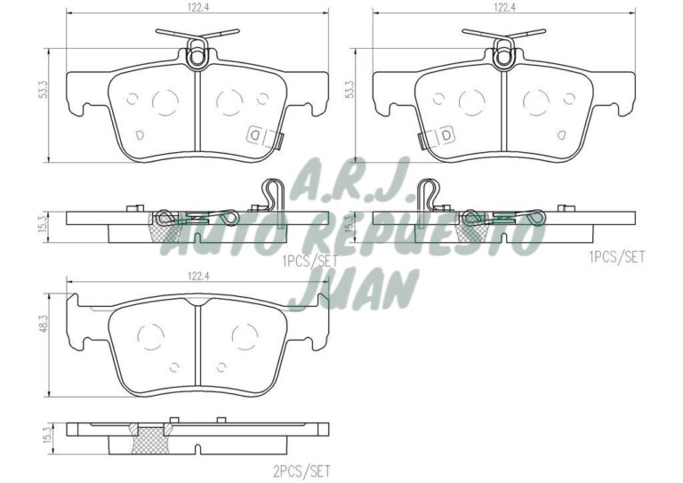 D2102 | BANDAS TRAS ACCORD D2102 GRIP HIGH-PERFO