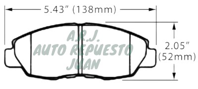 D465-NY-CERAMIC | BANDAS DEL CIVIC 01-05 CERAMIC