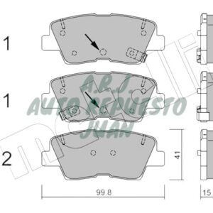 D1544-OC-GRIP | BANDAS TRAS ELANTRA K5 11- N20