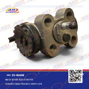 8-97139-822-0-MITITO | CILINDRO FRENO TRAS RH C-GRIFO 1 3/16