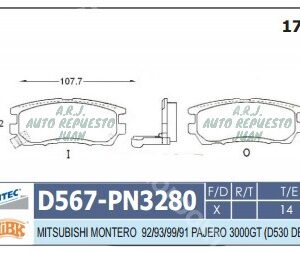 D567-NEWYORK-CERAMICA | BANDAS TRAS MONTERO 92-98