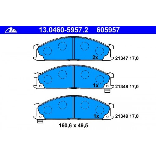 D333-GRIP-CERAMICA | BANDAS DEL FRONTIER D21 PATHFINDER 00-04