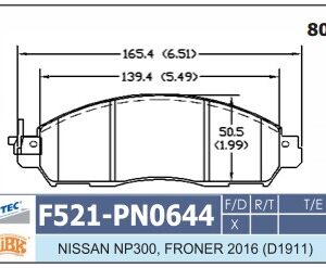 D1911-KO | BANDAS DEL NP300