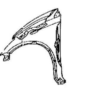53801-89166-T 84-87 2WD | GUARDA LODO HILUX 84-87 RH 2WD