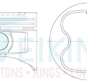 13101-16090-K | PISTON MOTOR 4A STD